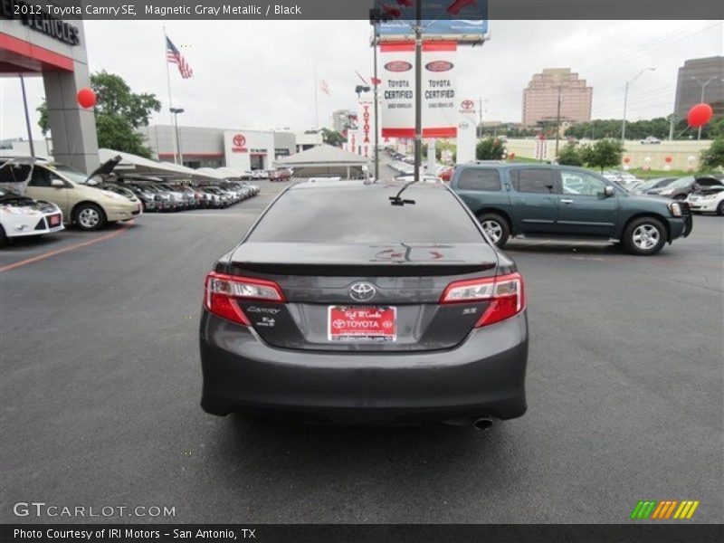 Magnetic Gray Metallic / Black 2012 Toyota Camry SE