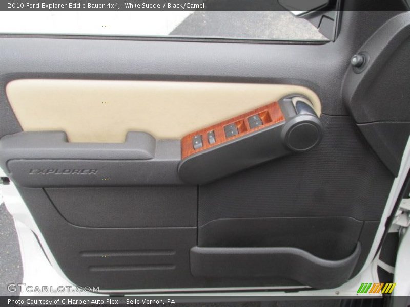 White Suede / Black/Camel 2010 Ford Explorer Eddie Bauer 4x4