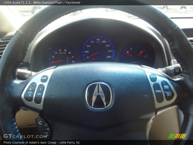 White Diamond Pearl / Parchment 2004 Acura TL 3.2