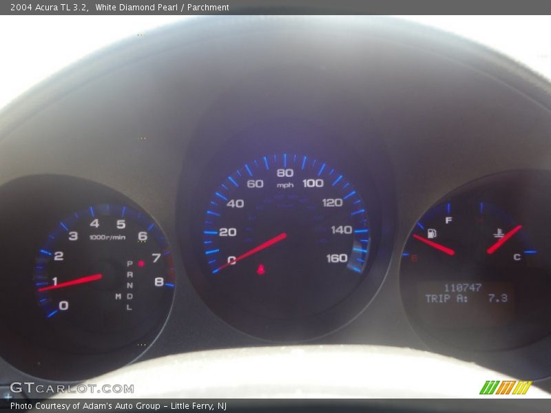 White Diamond Pearl / Parchment 2004 Acura TL 3.2
