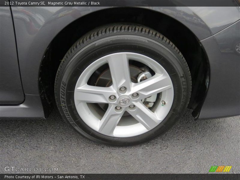 Magnetic Gray Metallic / Black 2012 Toyota Camry SE