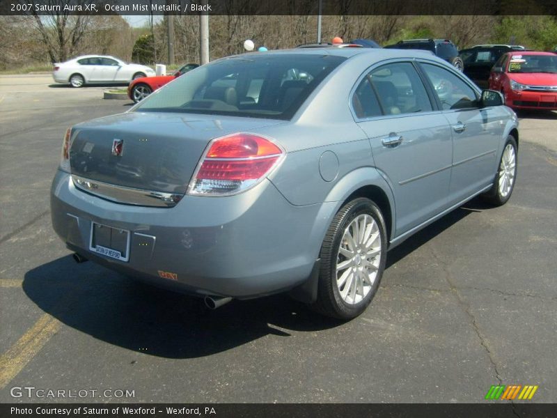 Ocean Mist Metallic / Black 2007 Saturn Aura XR