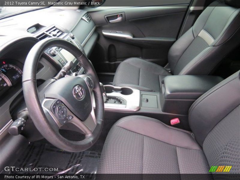 Magnetic Gray Metallic / Black 2012 Toyota Camry SE