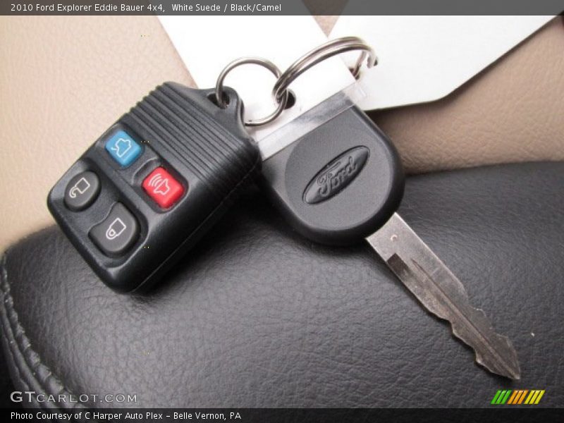 White Suede / Black/Camel 2010 Ford Explorer Eddie Bauer 4x4