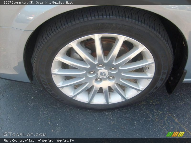 Ocean Mist Metallic / Black 2007 Saturn Aura XR