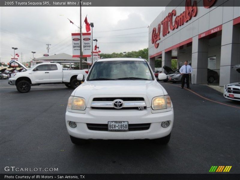 Natural White / Taupe 2005 Toyota Sequoia SR5
