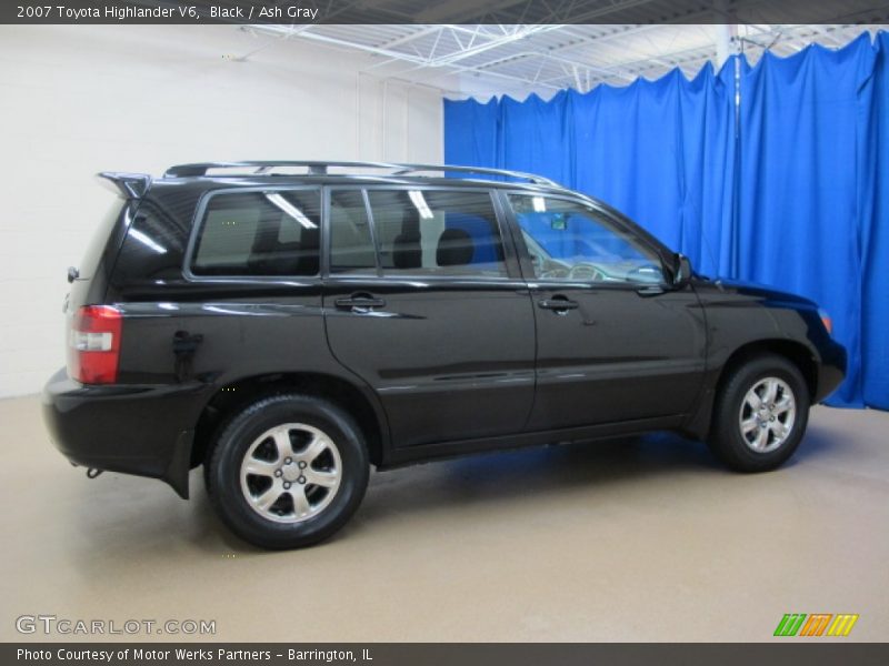 Black / Ash Gray 2007 Toyota Highlander V6