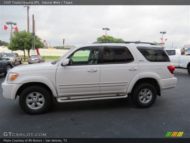 Natural White / Taupe 2005 Toyota Sequoia SR5