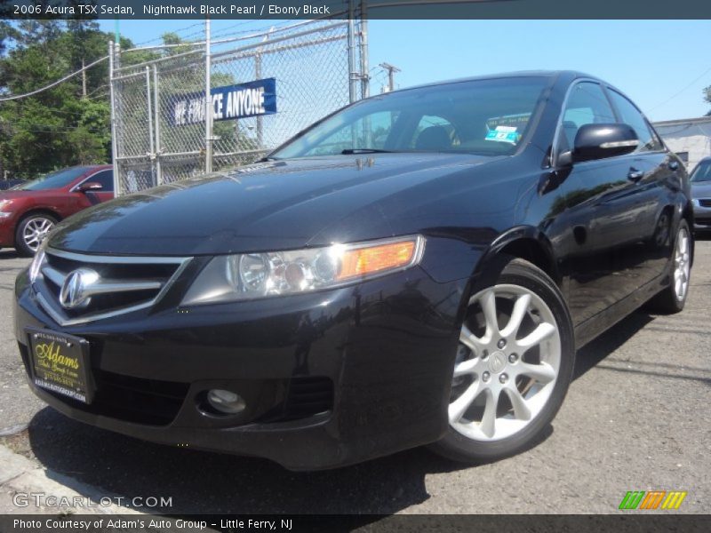 Nighthawk Black Pearl / Ebony Black 2006 Acura TSX Sedan