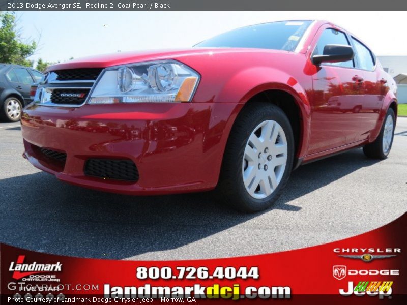 Redline 2-Coat Pearl / Black 2013 Dodge Avenger SE