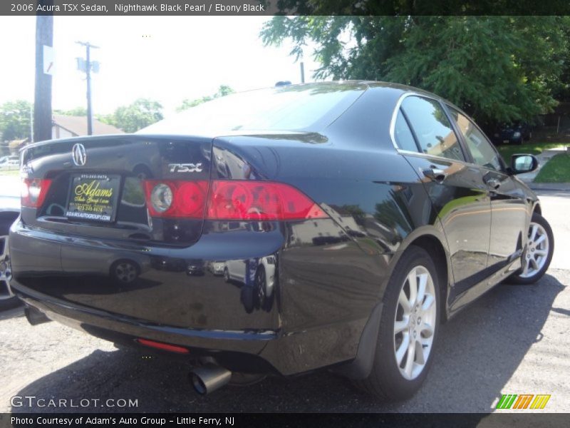 Nighthawk Black Pearl / Ebony Black 2006 Acura TSX Sedan