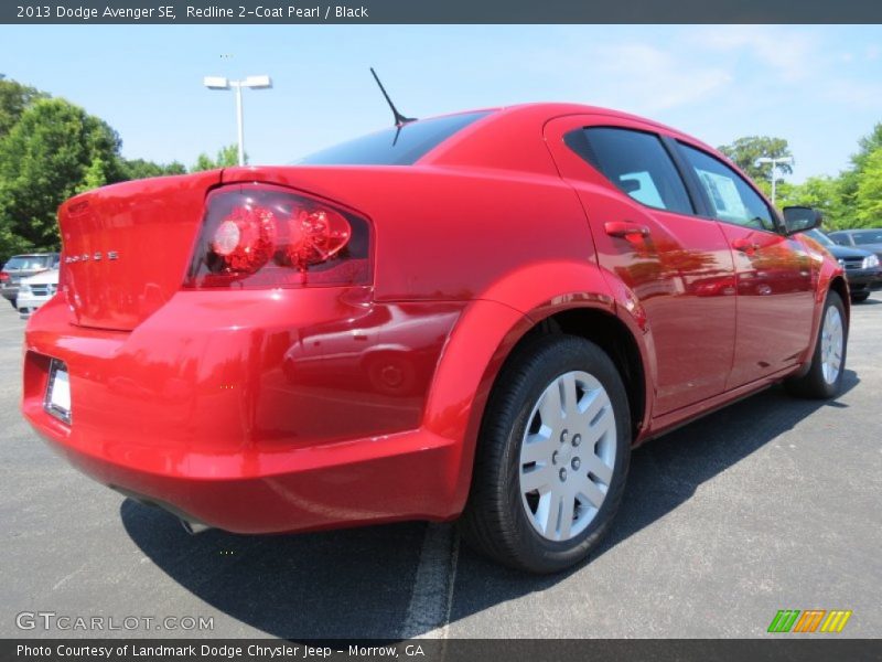Redline 2-Coat Pearl / Black 2013 Dodge Avenger SE