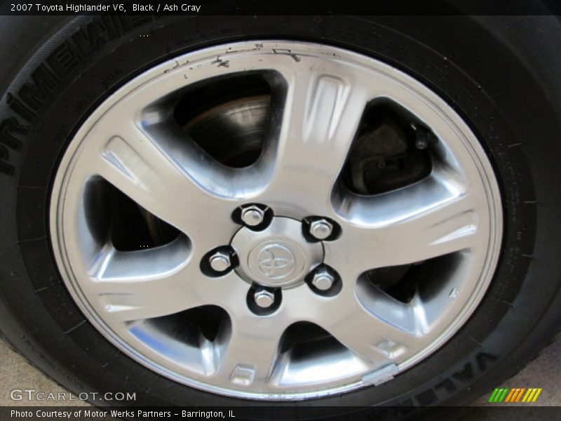 Black / Ash Gray 2007 Toyota Highlander V6