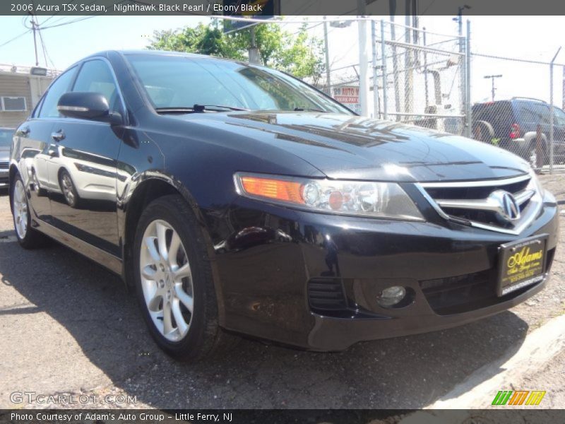 Nighthawk Black Pearl / Ebony Black 2006 Acura TSX Sedan