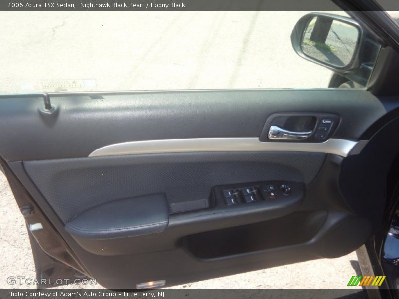 Nighthawk Black Pearl / Ebony Black 2006 Acura TSX Sedan