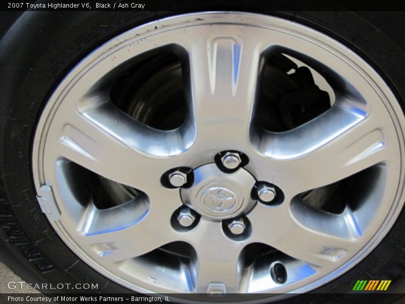Black / Ash Gray 2007 Toyota Highlander V6