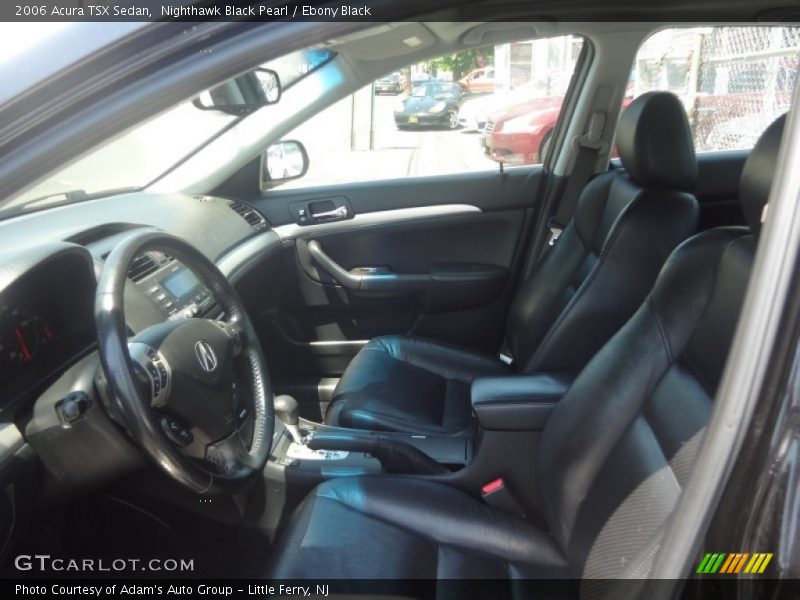 Nighthawk Black Pearl / Ebony Black 2006 Acura TSX Sedan