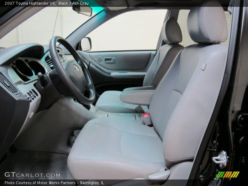 Black / Ash Gray 2007 Toyota Highlander V6