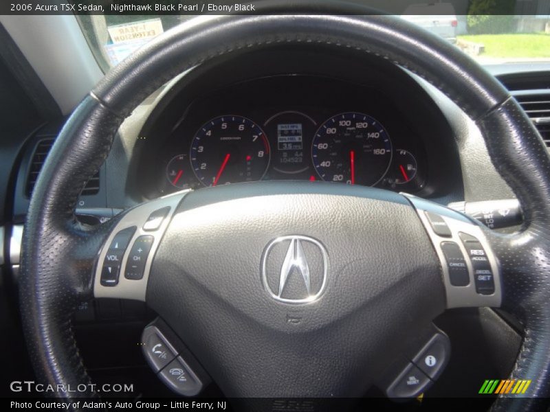 Nighthawk Black Pearl / Ebony Black 2006 Acura TSX Sedan