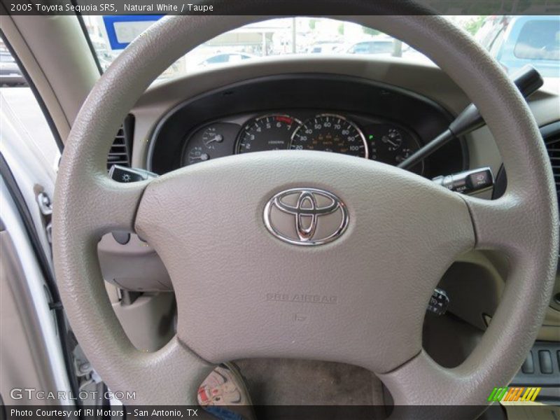 Natural White / Taupe 2005 Toyota Sequoia SR5