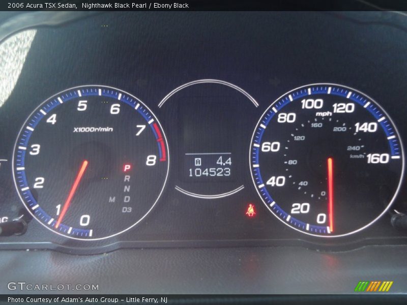 Nighthawk Black Pearl / Ebony Black 2006 Acura TSX Sedan