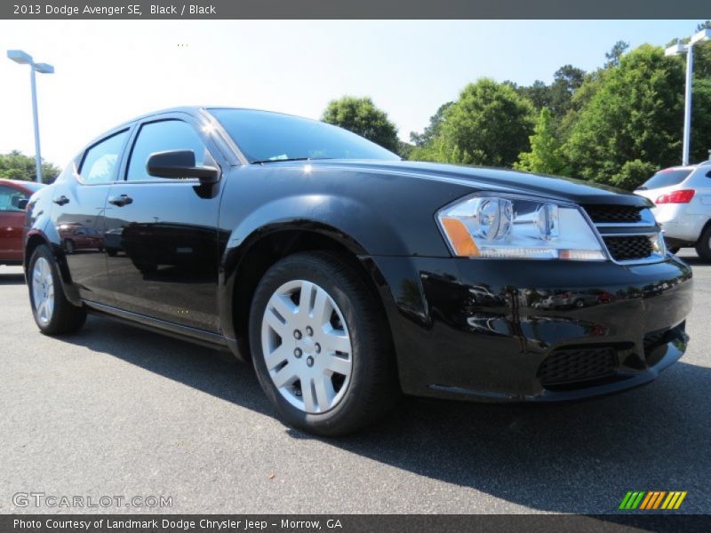 Black / Black 2013 Dodge Avenger SE
