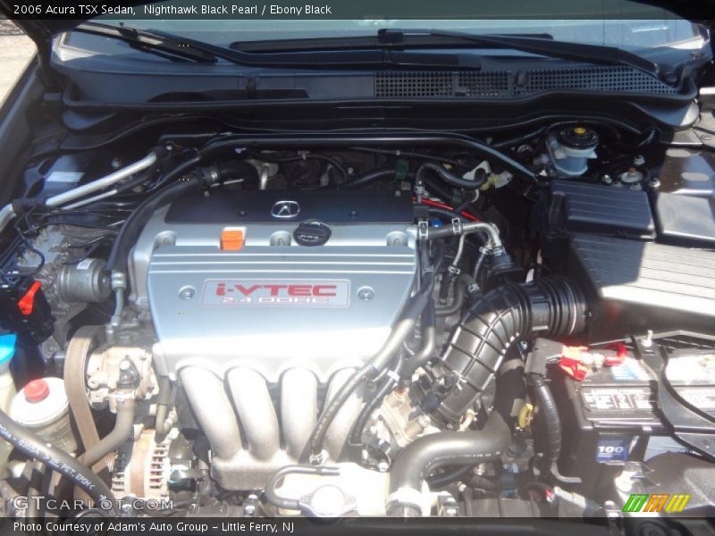 Nighthawk Black Pearl / Ebony Black 2006 Acura TSX Sedan