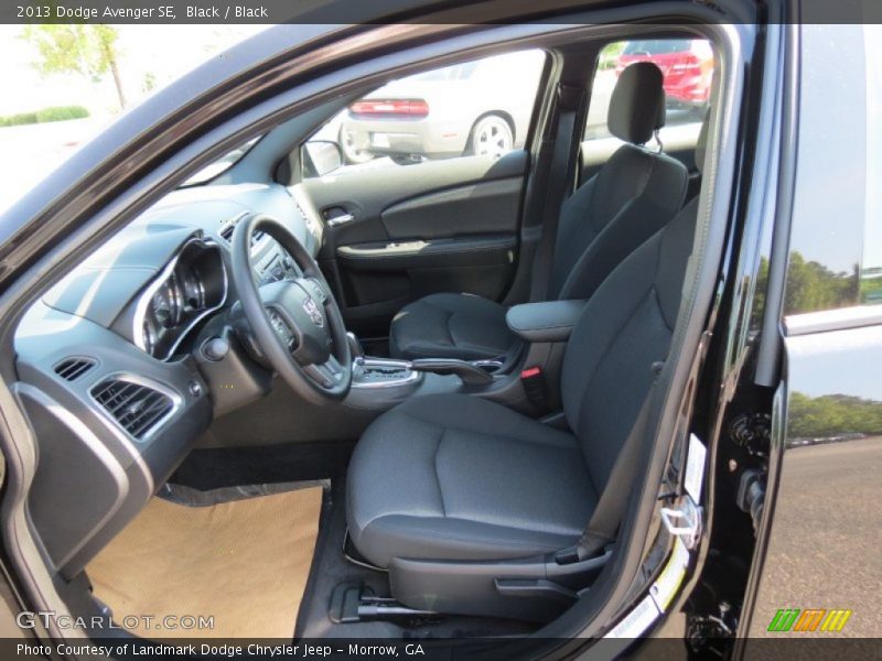 Black / Black 2013 Dodge Avenger SE