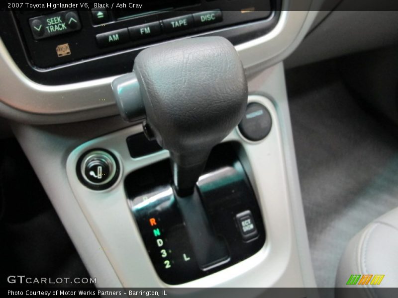 Black / Ash Gray 2007 Toyota Highlander V6