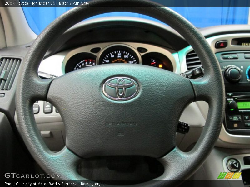 Black / Ash Gray 2007 Toyota Highlander V6