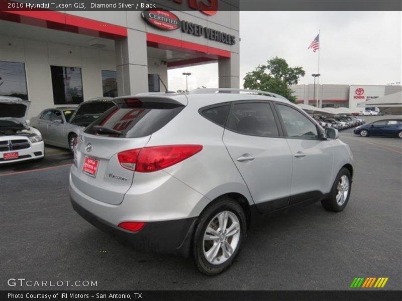 Diamond Silver / Black 2010 Hyundai Tucson GLS