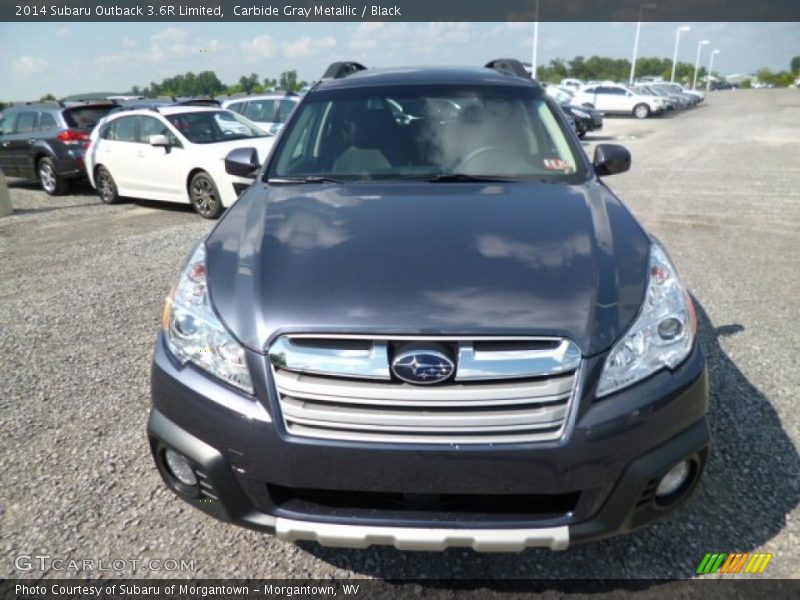 Carbide Gray Metallic / Black 2014 Subaru Outback 3.6R Limited