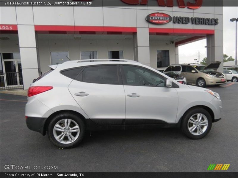 Diamond Silver / Black 2010 Hyundai Tucson GLS