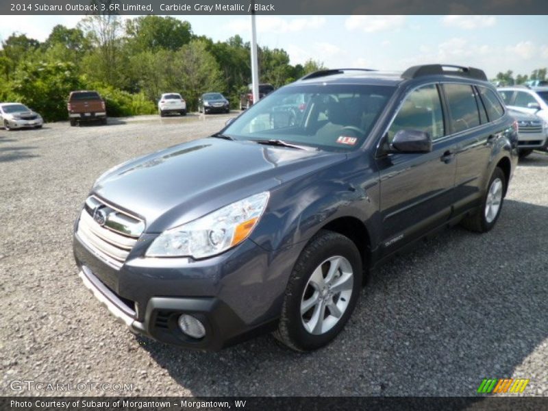 Carbide Gray Metallic / Black 2014 Subaru Outback 3.6R Limited