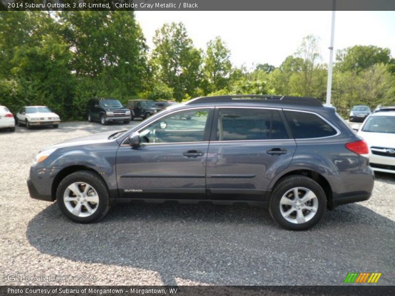 Carbide Gray Metallic / Black 2014 Subaru Outback 3.6R Limited