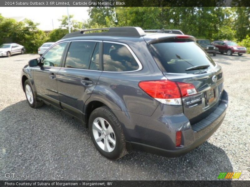 Carbide Gray Metallic / Black 2014 Subaru Outback 3.6R Limited