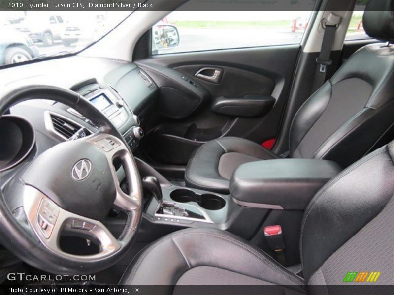 Diamond Silver / Black 2010 Hyundai Tucson GLS