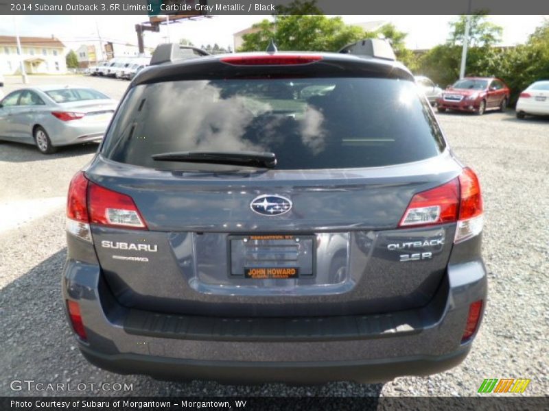 Carbide Gray Metallic / Black 2014 Subaru Outback 3.6R Limited