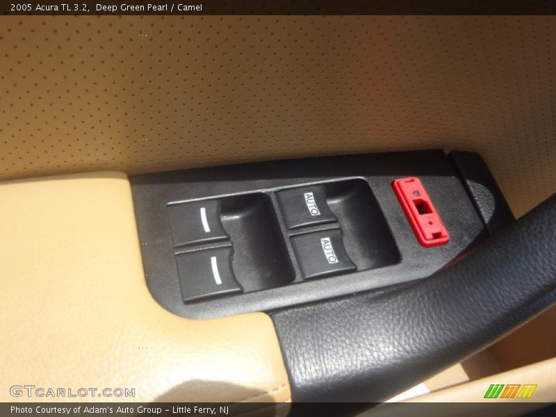 Deep Green Pearl / Camel 2005 Acura TL 3.2