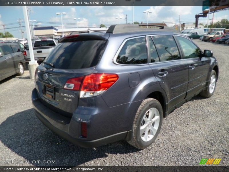 Carbide Gray Metallic / Black 2014 Subaru Outback 3.6R Limited