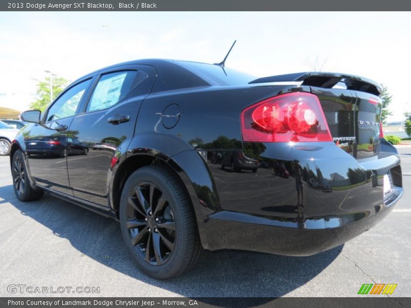Black / Black 2013 Dodge Avenger SXT Blacktop