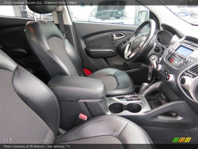 Diamond Silver / Black 2010 Hyundai Tucson GLS