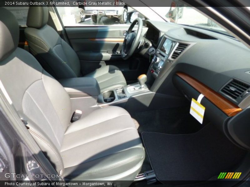 Carbide Gray Metallic / Black 2014 Subaru Outback 3.6R Limited