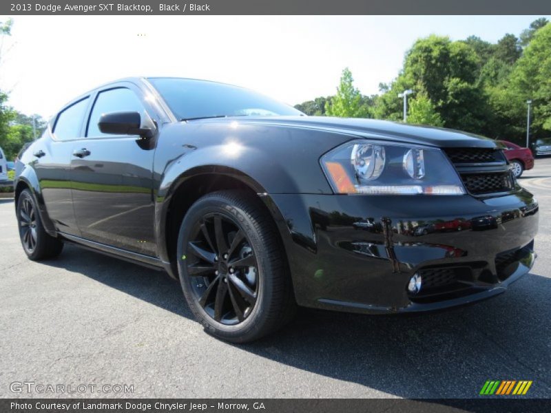 Black / Black 2013 Dodge Avenger SXT Blacktop