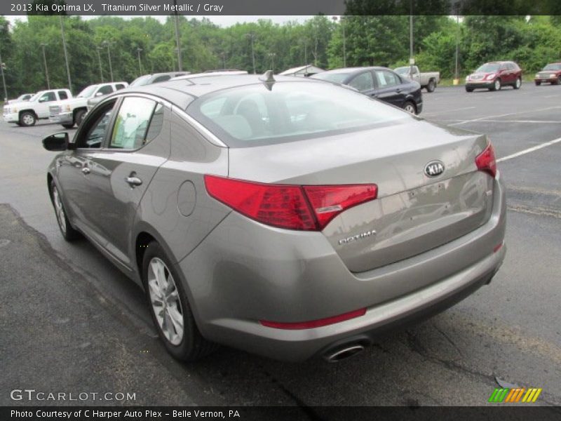 Titanium Silver Metallic / Gray 2013 Kia Optima LX