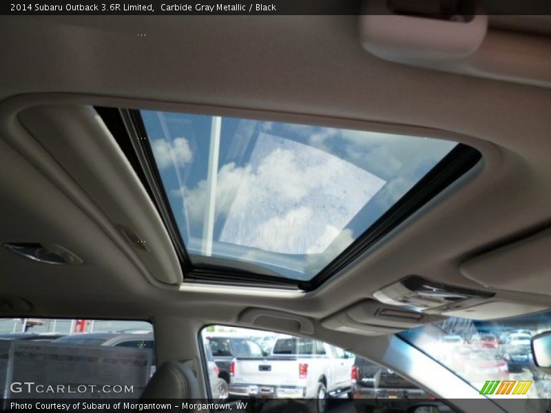 Carbide Gray Metallic / Black 2014 Subaru Outback 3.6R Limited