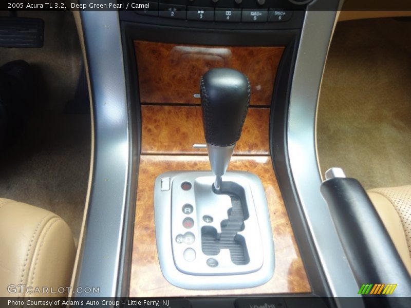 Deep Green Pearl / Camel 2005 Acura TL 3.2