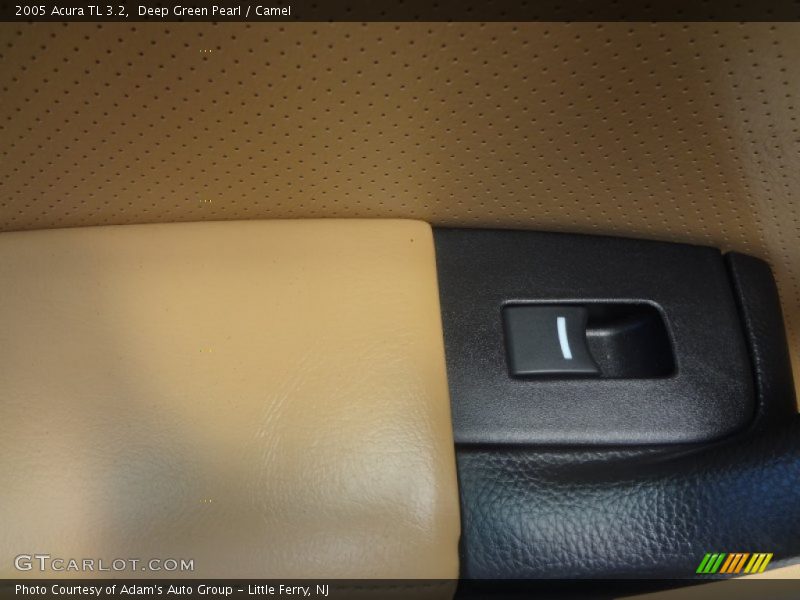 Deep Green Pearl / Camel 2005 Acura TL 3.2