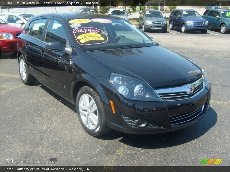 Black Sapphire / Charcoal 2008 Saturn Astra XR Sedan