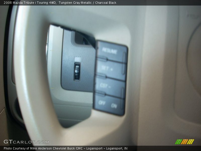Tungsten Gray Metallic / Charcoal Black 2008 Mazda Tribute i Touring 4WD